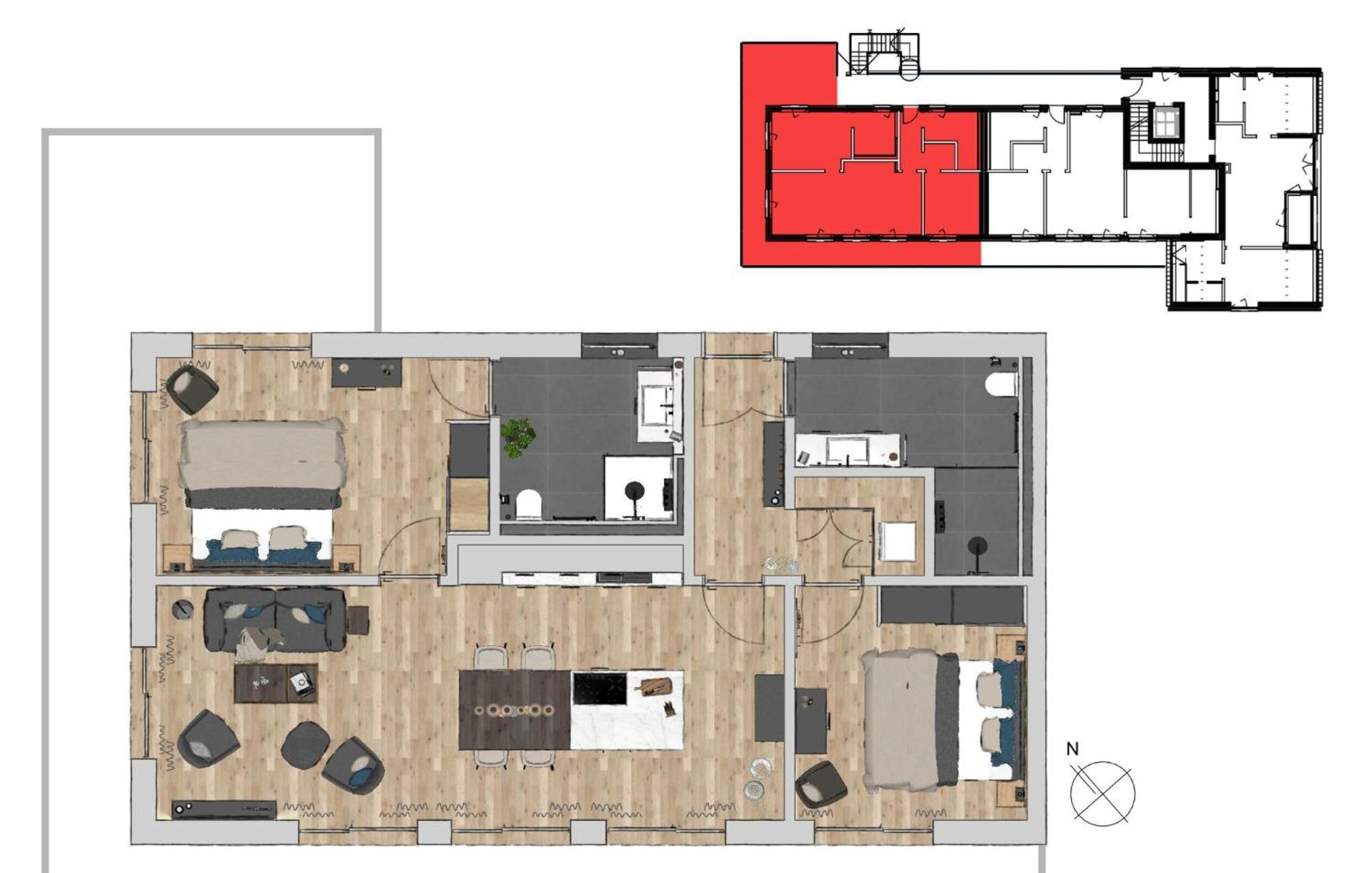 Penthouse Mit Meerblick Nordstrand Exterior photo